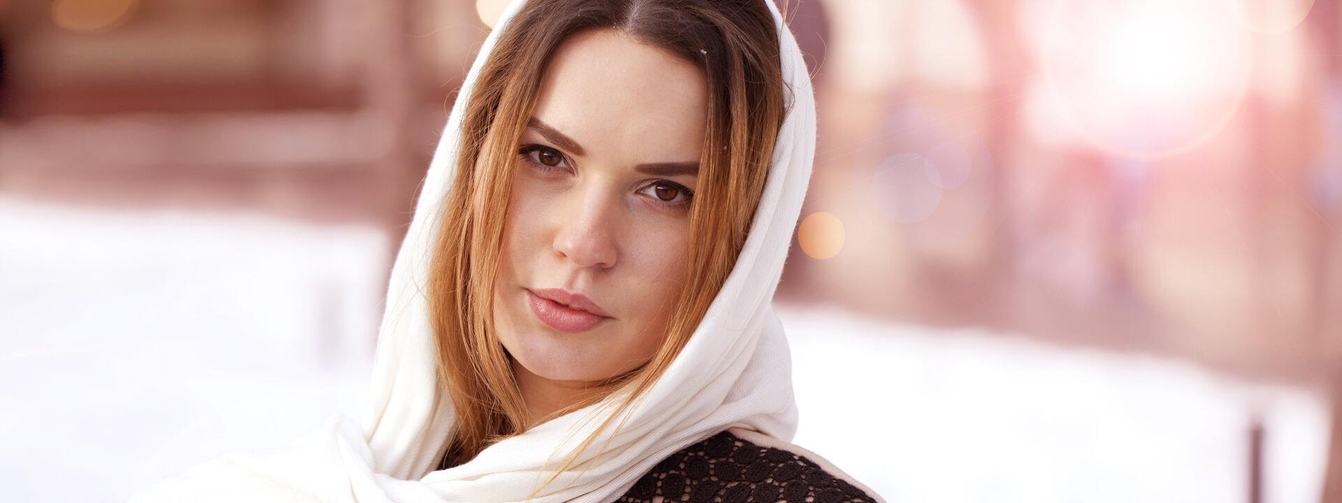 Russische Frau traditionell