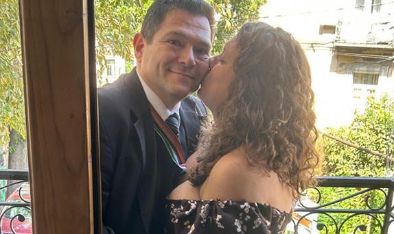 Glückliches Paar Anastasya und Matthias