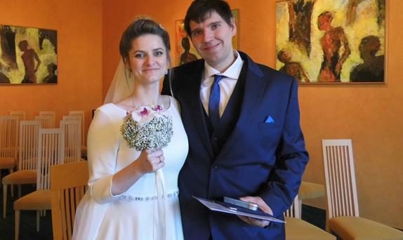 Heirat von Ekaterina und Jochen