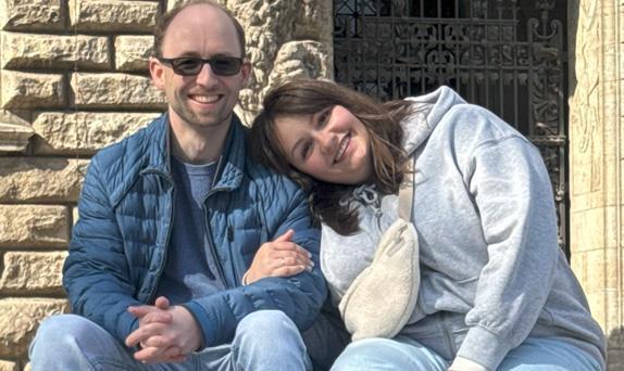 Glückliches Paar - Viktoriia und Philipp